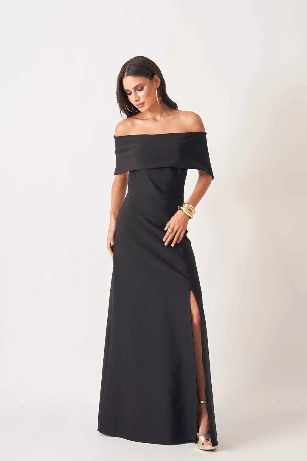 Duaine Off-Shoulder Maxi Dress